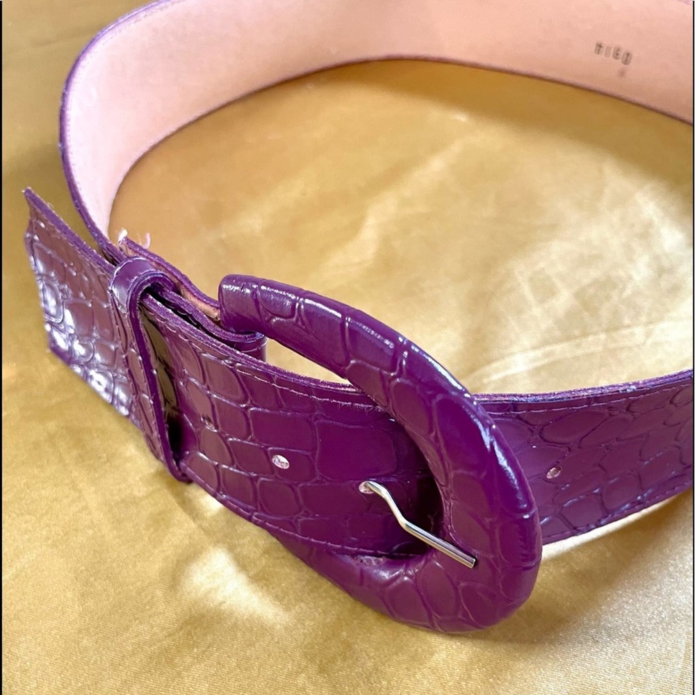 Vintage Vegan Croc Purple Belt (M/L)